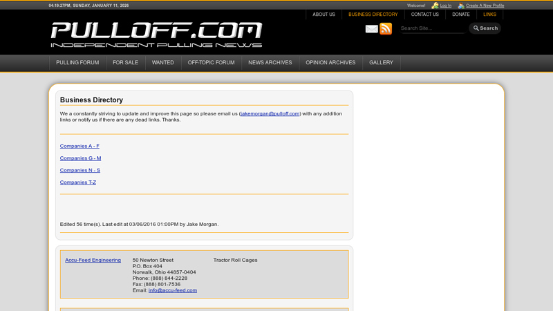 Business Directory tractor pulling parts for sale