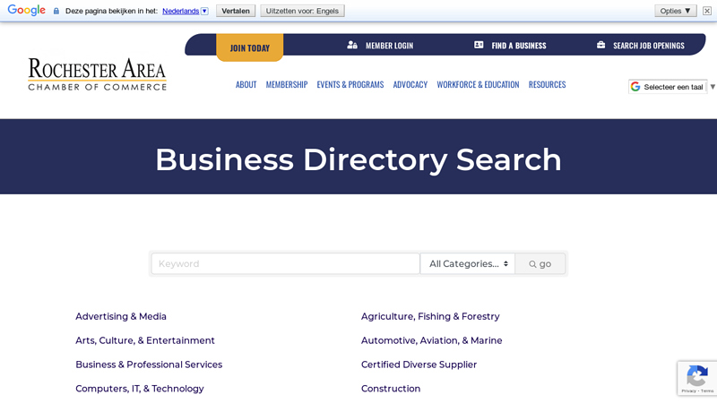 Business Directory Search auto parts rochester mn
