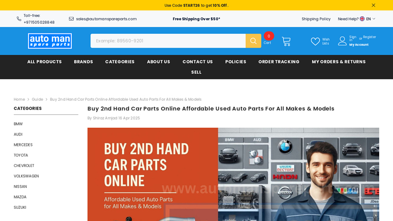 Buy 2nd Hand Car Parts Online Affordable Used Auto Parts for All ... 2nd hand auto parts