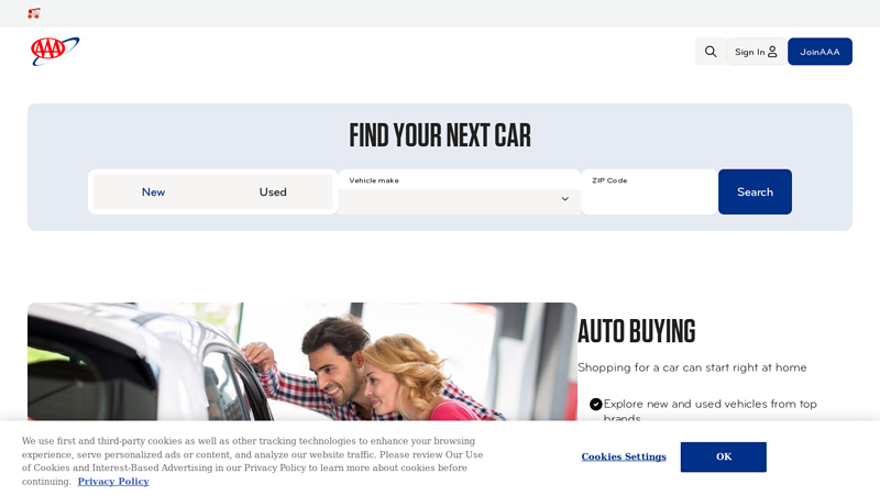 Buy a New or Used Car aaa used auto sales & parts