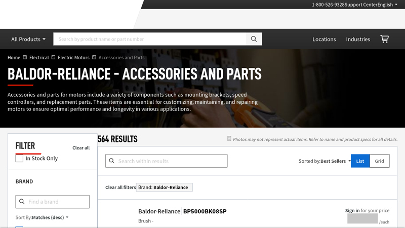 Buy Accessories and Parts for Electric Motors baldor electric motor parts