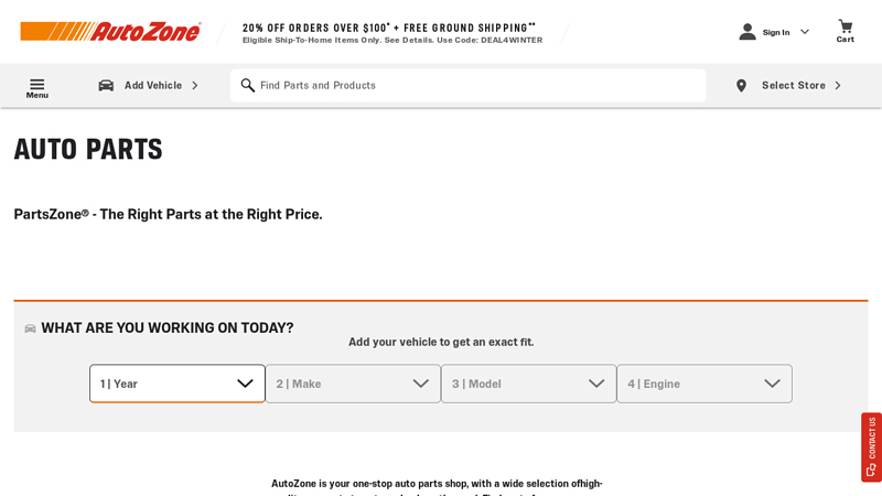 Buy Auto Parts Online auto parts near me within 1 mi