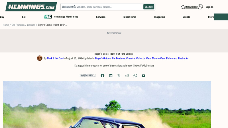 Buyer's Guide: 1960 1964 ford galaxie parts