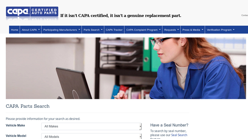 CAPA Parts Search kapa auto parts