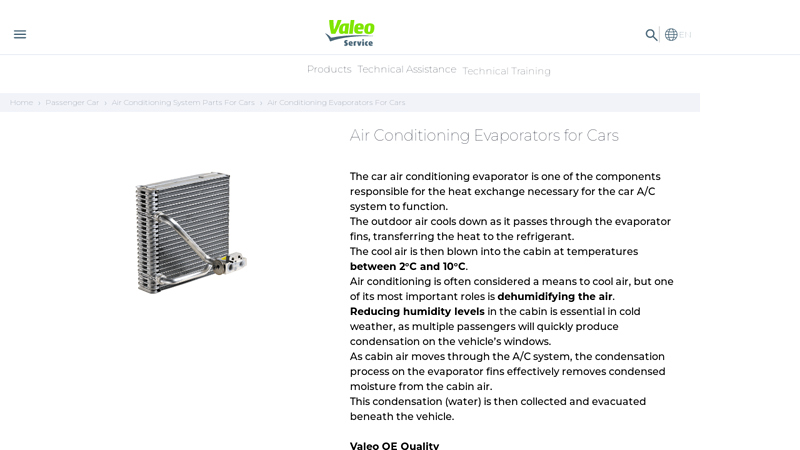 Car Air Conditioning Evaporators auto aircon parts