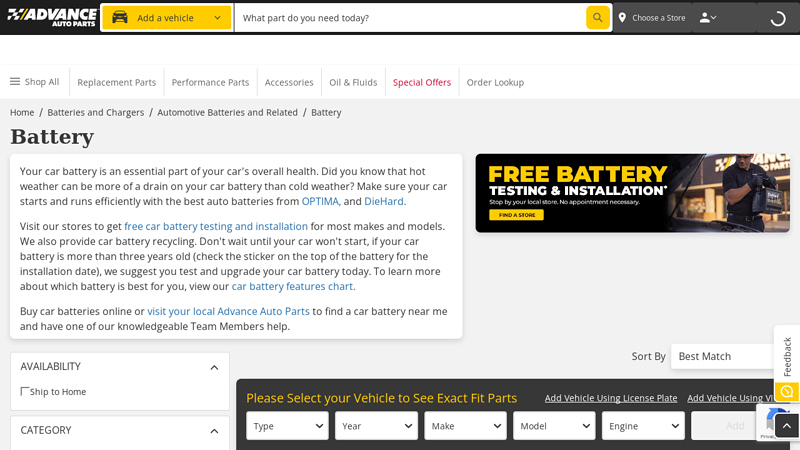 Car Batteries Auto Parts 24 hour oreillys auto parts near me