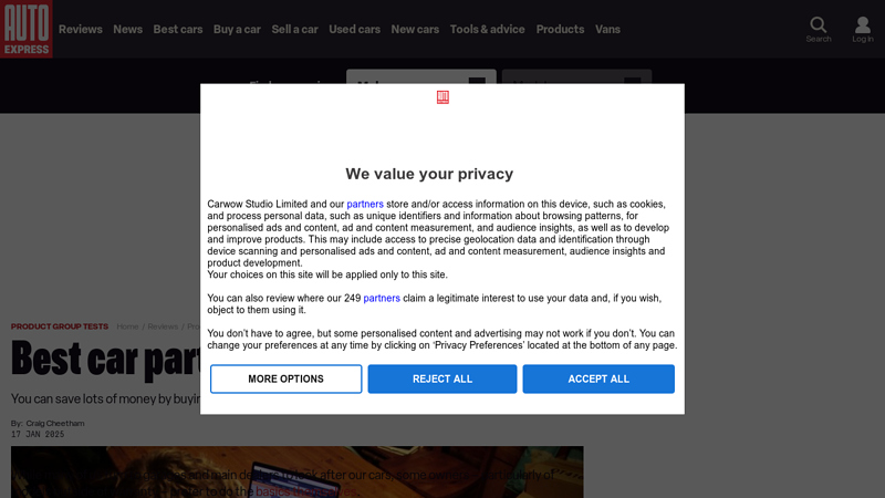 car part websites 2025 car-parts online