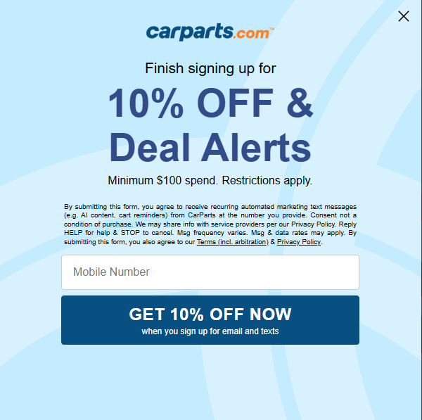 Car Parts Discount Code guide