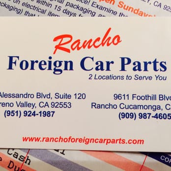 Car Parts Moreno Valley guide