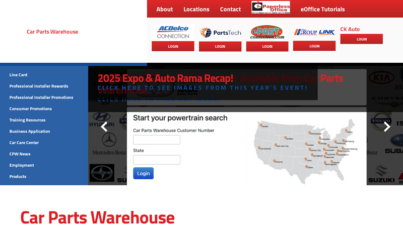 Car Parts Warehouse car parts around me