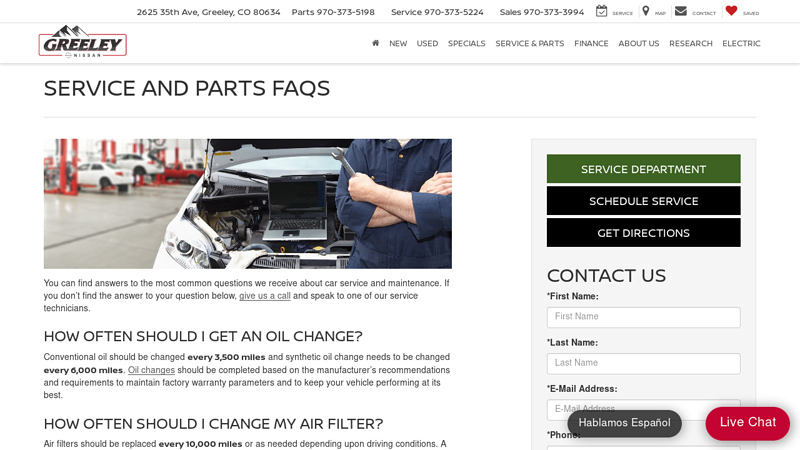 Car Service and Parts FAQs Greeley CO car parts greeley co