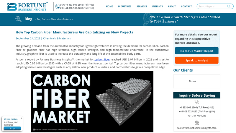 Carbon Fiber Manufacturers, Worldwide [2023] carbon fiber car parts