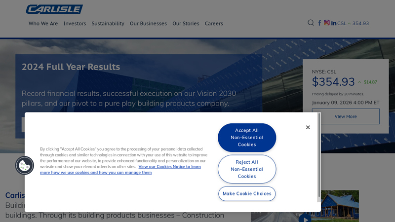 Carlisle Companies Incorporated portland water truck parts