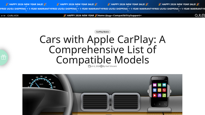 Cars with Apple CarPlay apple car parts