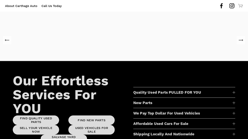 Carthage Auto Parts used auto parts cincinnati