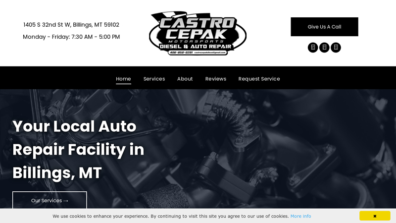 Castro Cepak Motorsports Diesel & Auto Repair auto parts billings