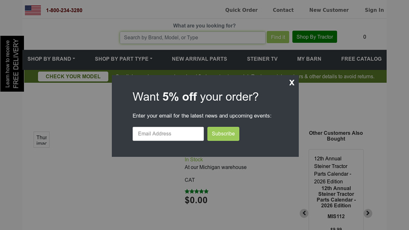 CAT ford tractor parts catalog