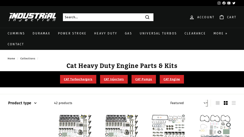 Cat Heavy Duty Engine Parts & Kits caterpillar motor parts