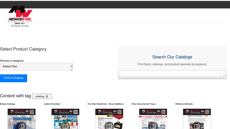 Catalogs midwest truck parts