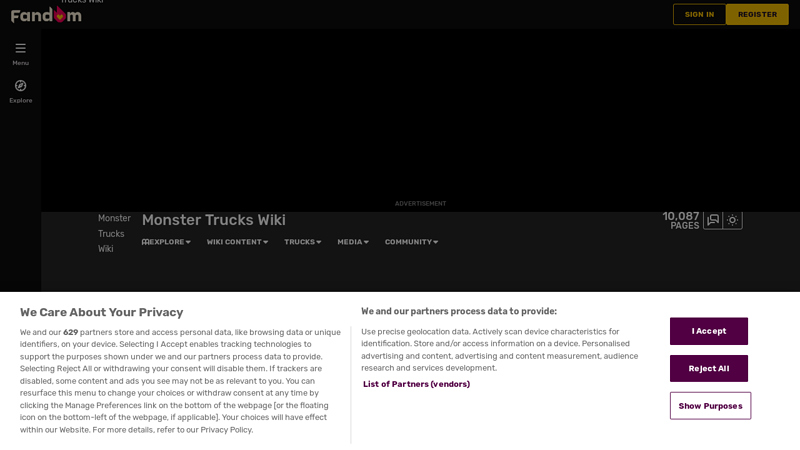 Category:Sponsor trucks monster truck parts