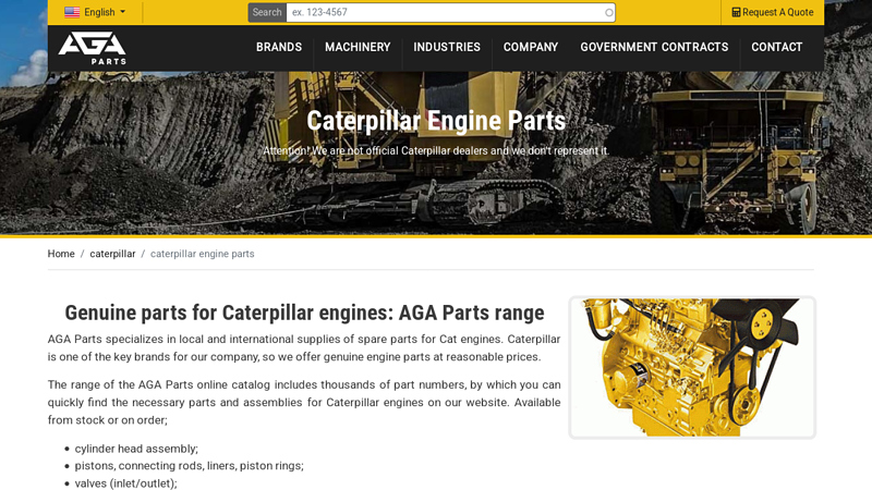 Caterpillar Engine Parts Online (Aftermarket & Genuine) caterpillar motor parts