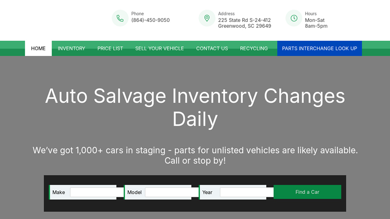 C&C Pick A Part c and c auto parts