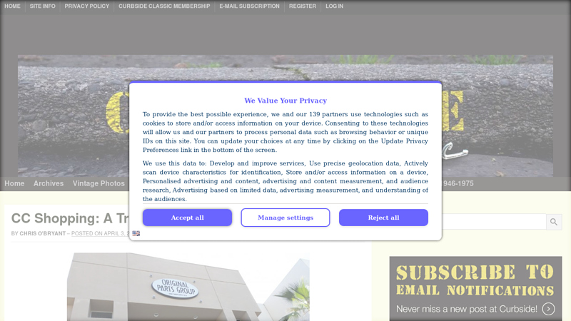 CC Shopping: A Trip To Original Parts Group desert valley auto parts arizona