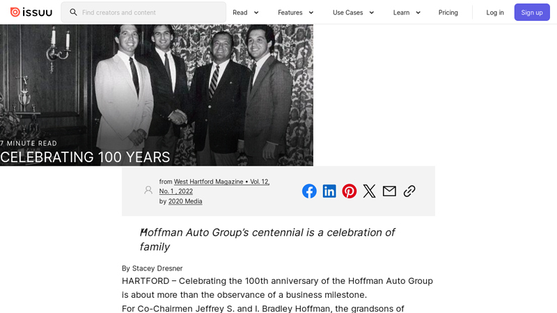 CELEBRATING 100 YEARS hoffman bros auto parts