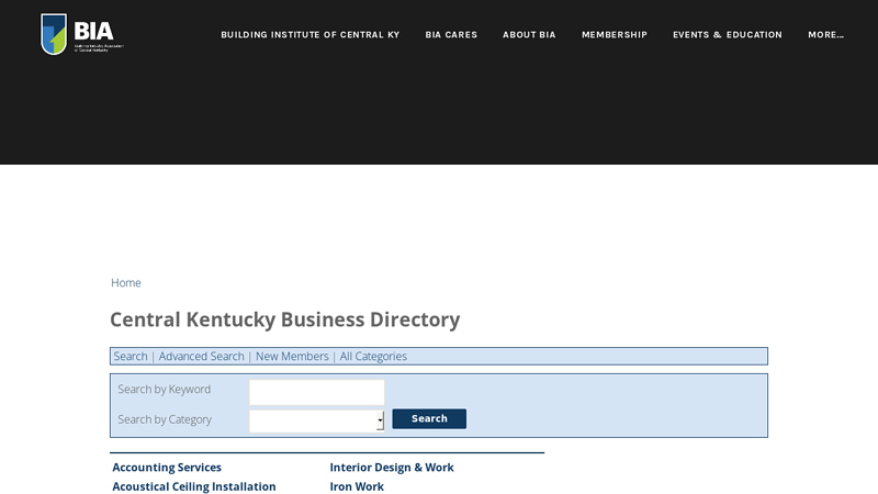 Central Kentucky Business Directory auto parts lexington ky