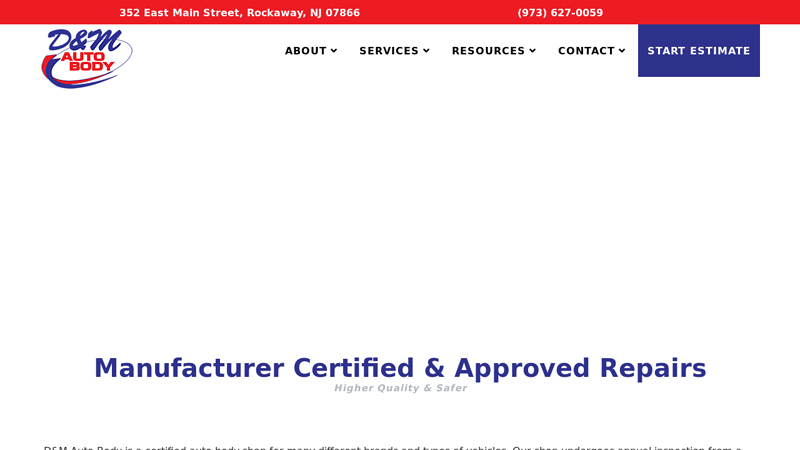 Certifications d&m auto parts