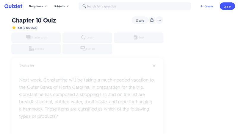 Chapter 10 Quiz Flashcards jerry's auto parts