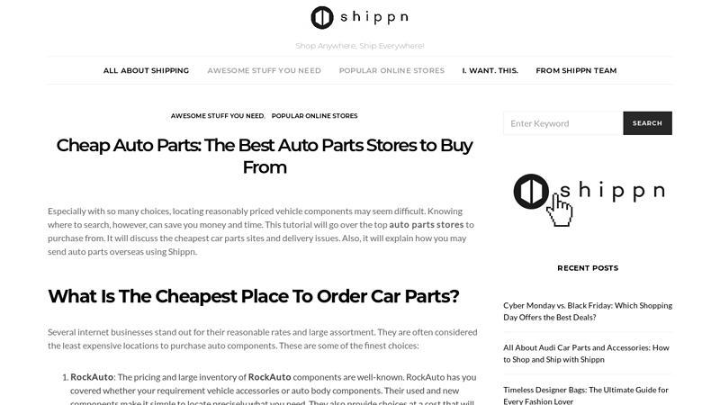 Cheap Auto Parts: The  Auto Parts Stores to Buy From car parts discount store
