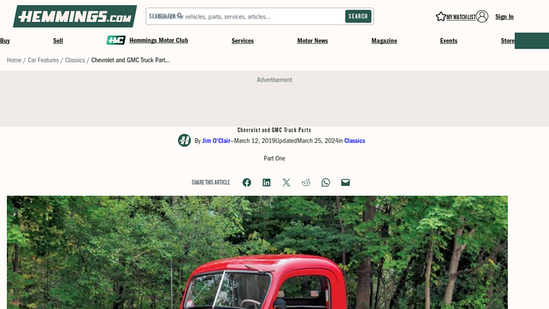 Chevrolet and GMC Truck Parts used gmc truck parts