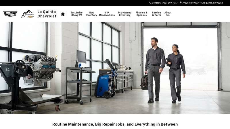 Chevrolet Auto Repair Service la quinta used auto parts