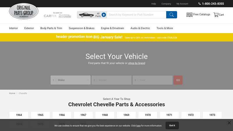 Chevrolet Chevelle Parts & Accessories @ OPGI.com 67 chevelle parts car