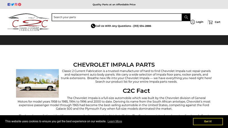 Chevrolet Impala Parts 1967 impala parts car