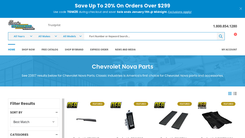 Chevrolet Nova Parts nova car parts