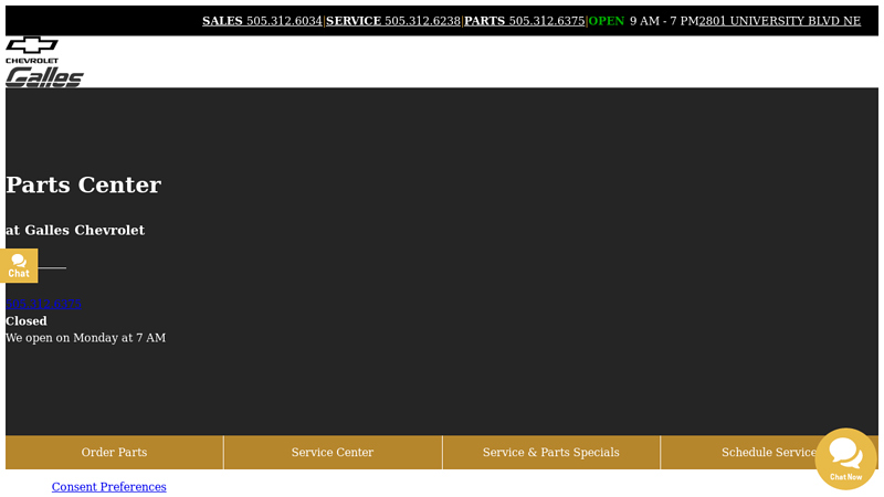 Chevrolet & OEM Parts Center in Albuquerque used auto parts albuquerque