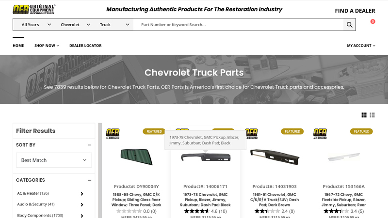 Chevrolet Truck Parts 67 72 chevrolet truck parts