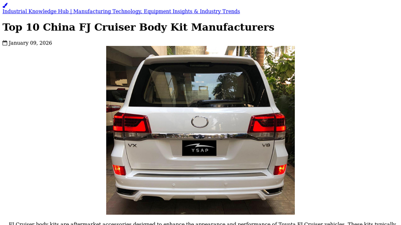 China FJ Cruiser Body Kit Manufacturers fj cruiser auto parts