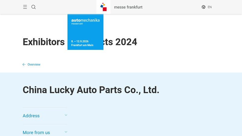 China Lucky Auto Parts Co., Ltd. lucky auto parts