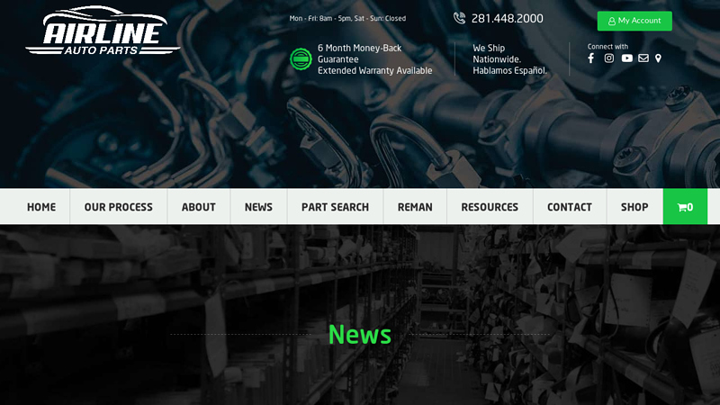 Choosing the  Auto Parts Manufacturer airline auto parts