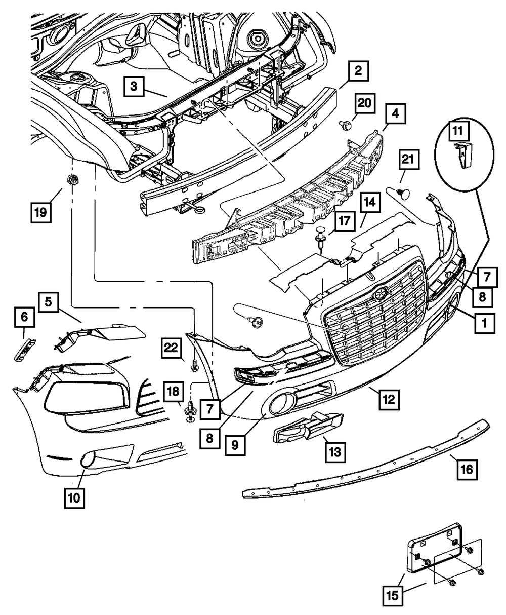 Chrysler 300C Car Parts guide
