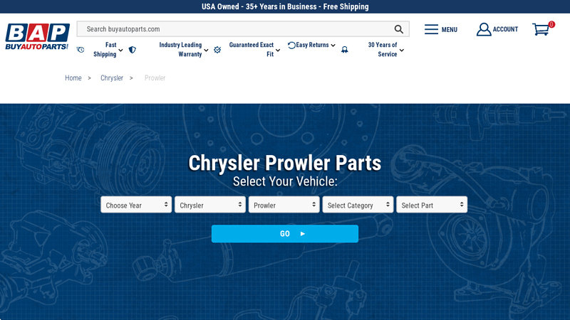 Chrysler Prowler parts prowler car parts