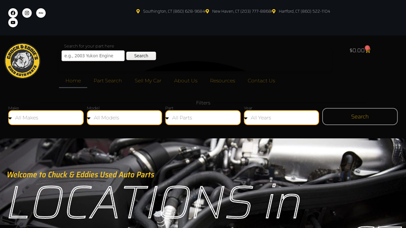 Chuck and Eddies Used Auto parts used auto parts hartford ct