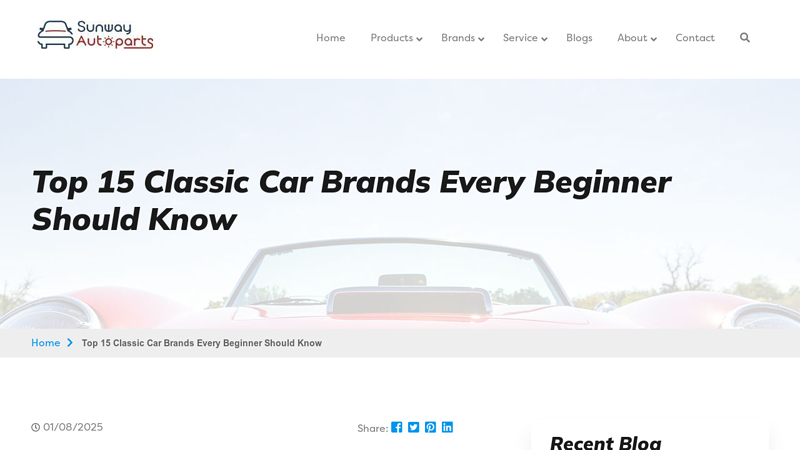 Classic Car Brands Every Beginner Should Know older car parts