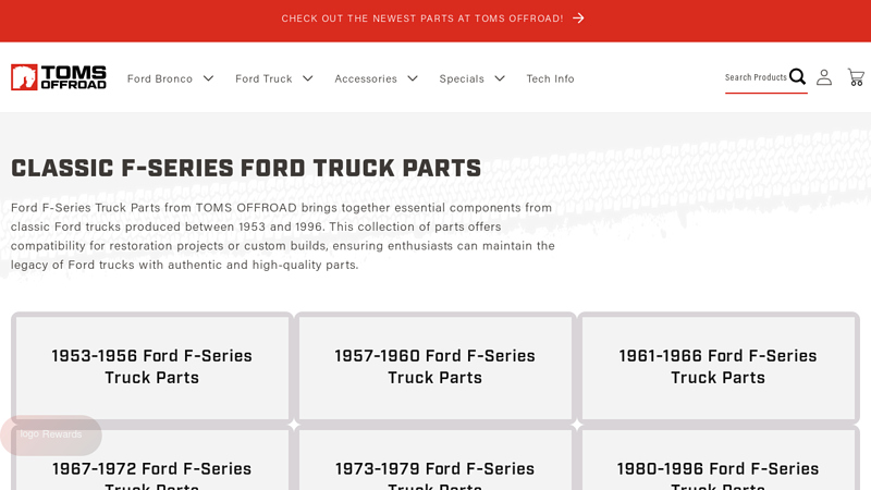 Classic Ford Truck Parts vintage ford truck parts