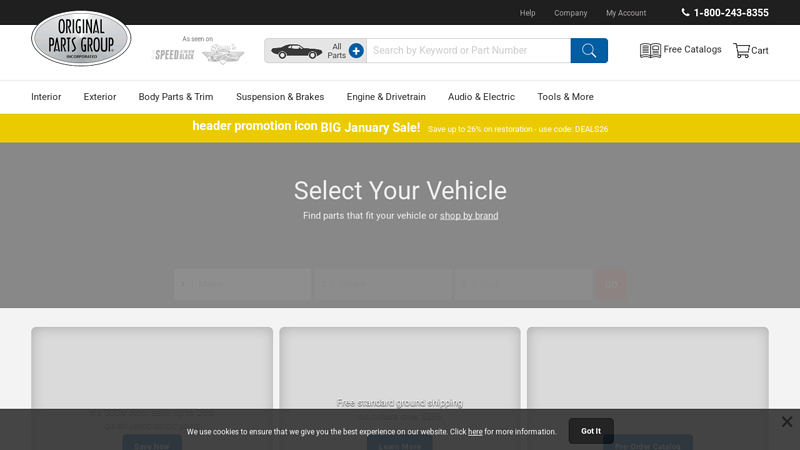 Classic GM Restoration Parts @ OPGI.com general motors parts near me