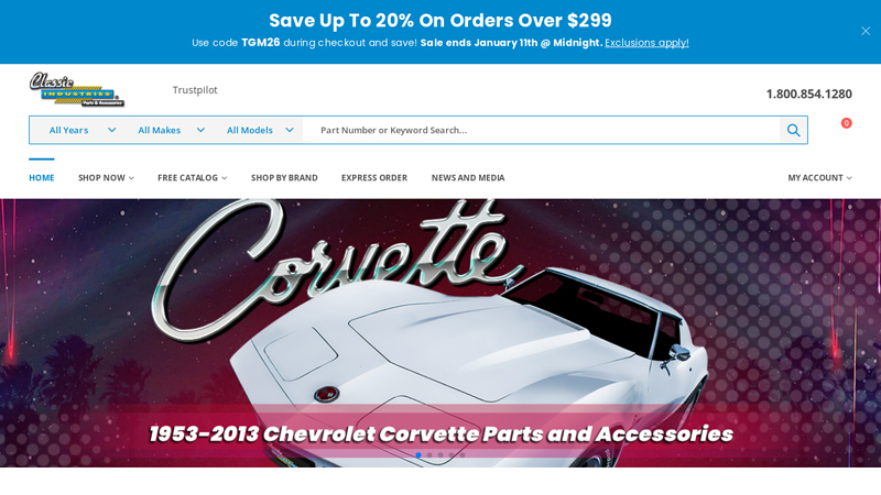 Classic Industries reclaimed car parts