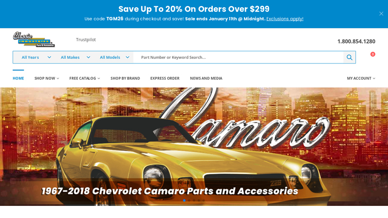 Classic Industries auto parts yard